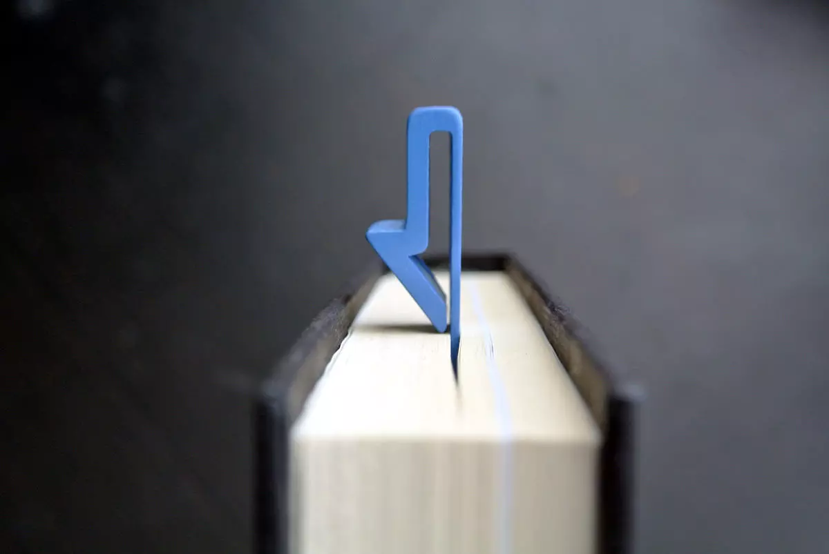 Bookmark plastic clip Free 3D print model_0