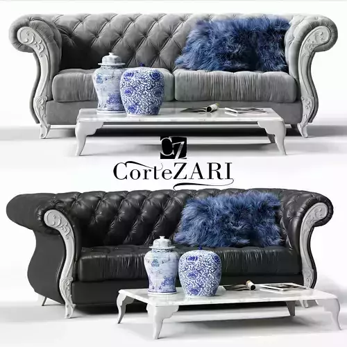 CorteZARI GABRIEL Sofa 3D model CorteZARI GABRIEL Sofa 3D model
