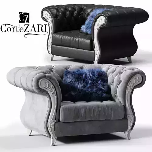 CorteZARI GABRIEL Armchair 3D model