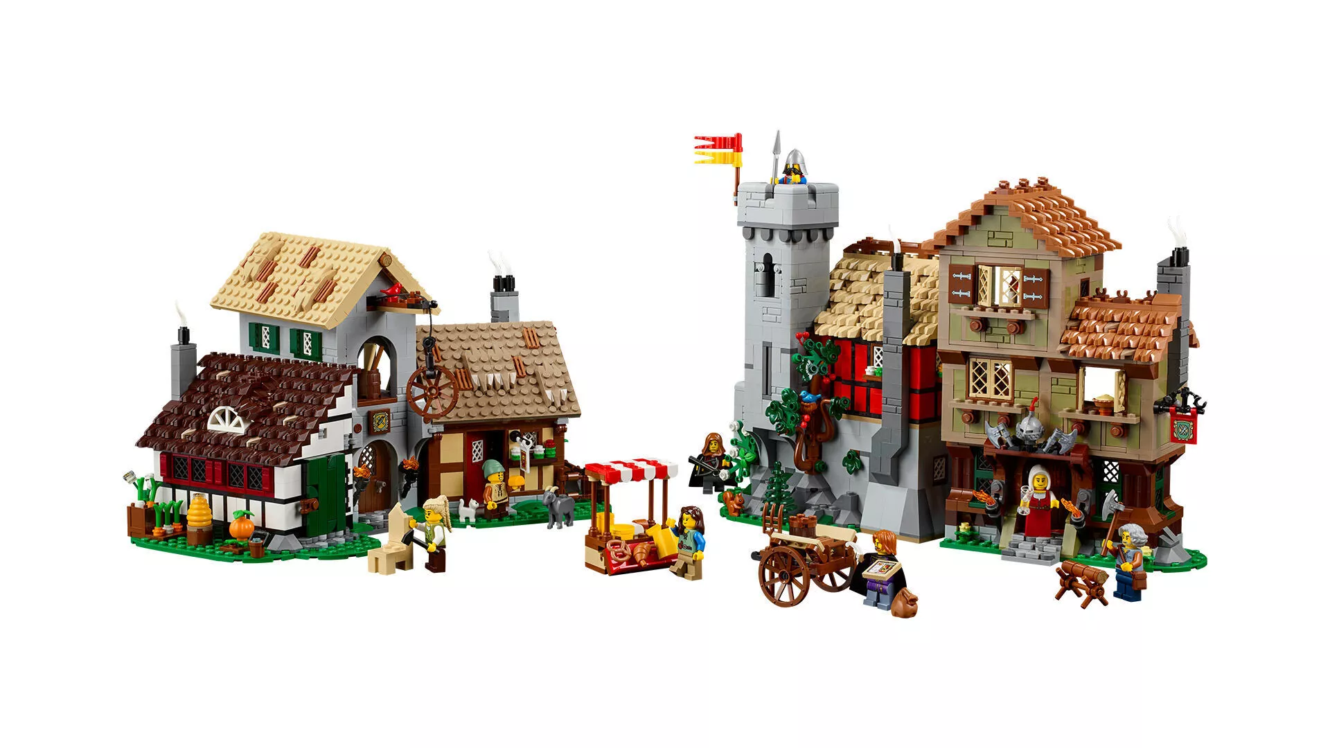 TwindBricks3D - 10332 Medieval Town Square 3D print model