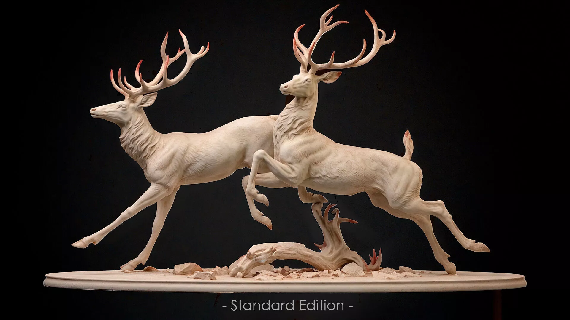 the Deer - 3D Model optimized for Small Scale 3D print model
