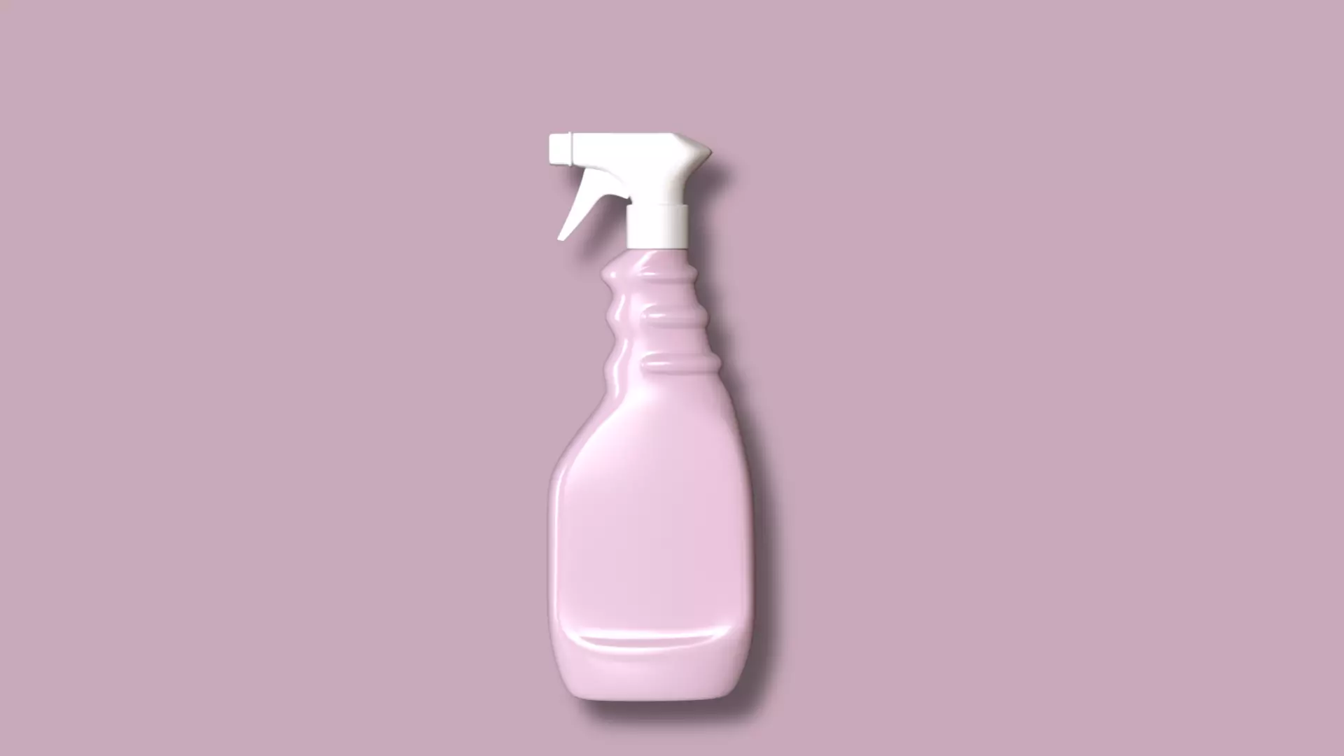 Plastic Trigger Spray Bottle 3D model