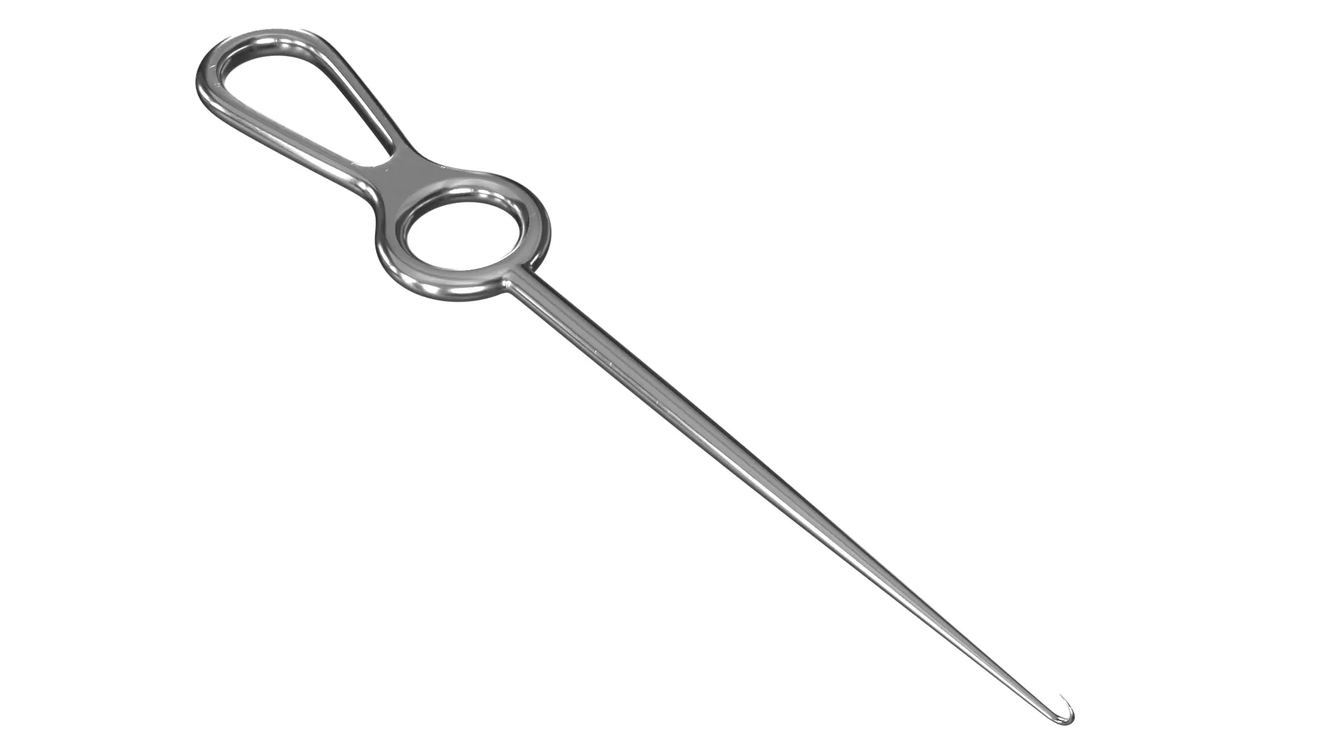 Bone Hook PBR Low-poly 3D model