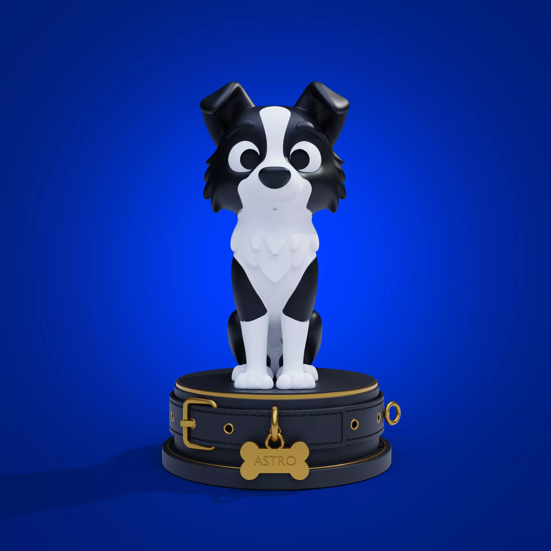 Astro dog 3D print model