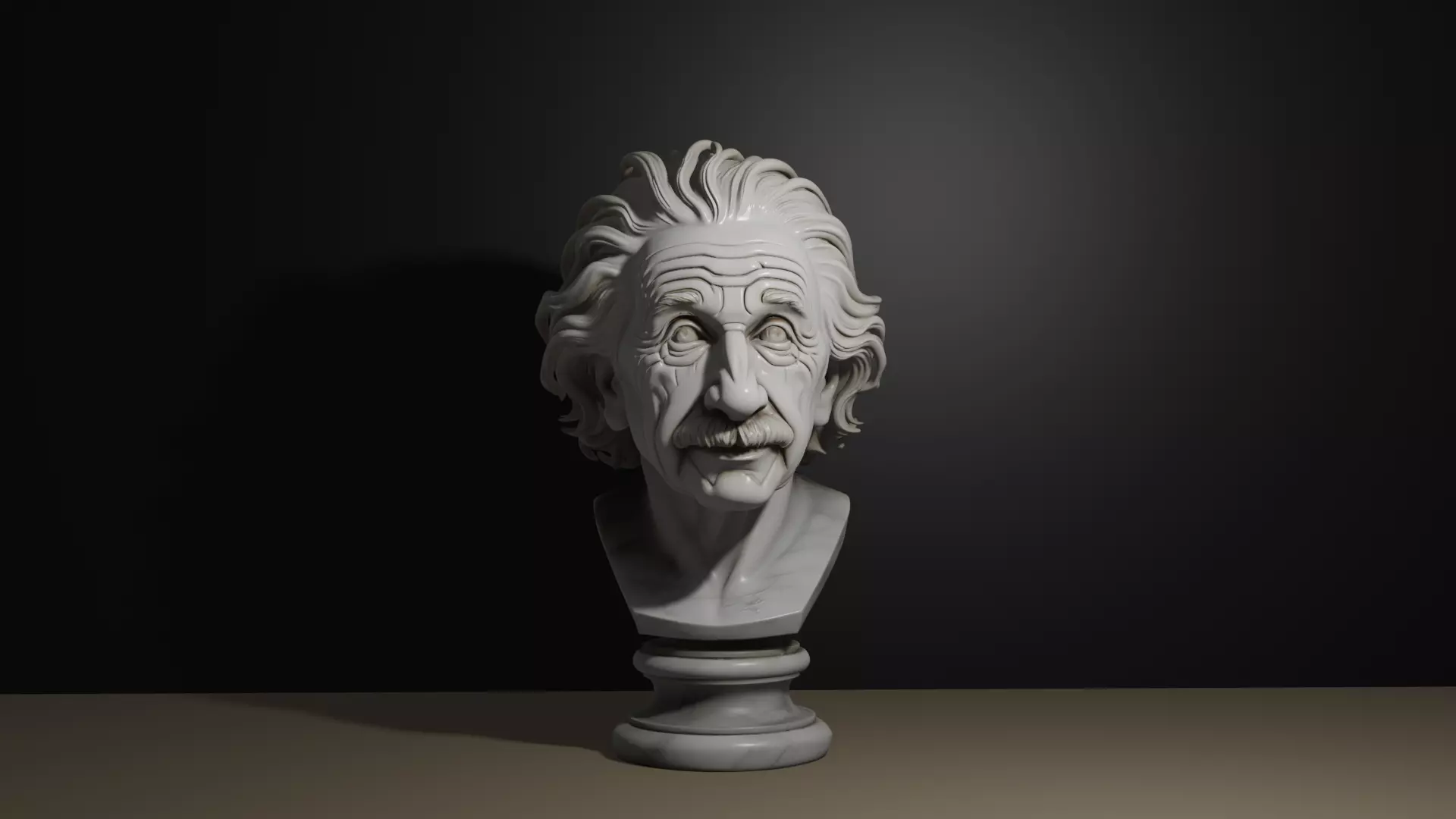 Albert Einstein 3D print model