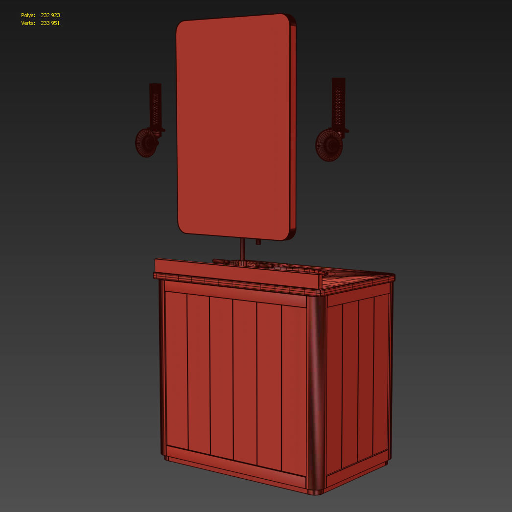 MARTENS SINGLE VANITY 3D model_8