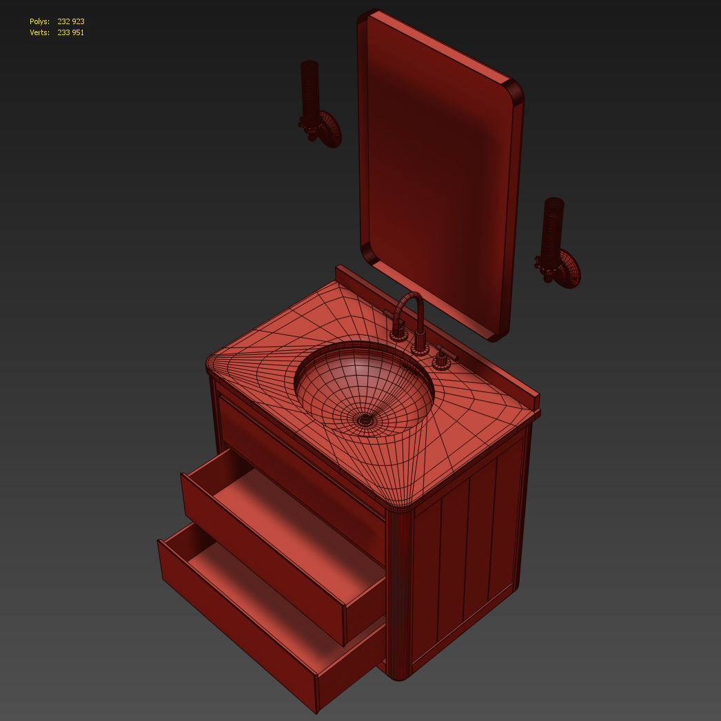 MARTENS SINGLE VANITY 3D model_10