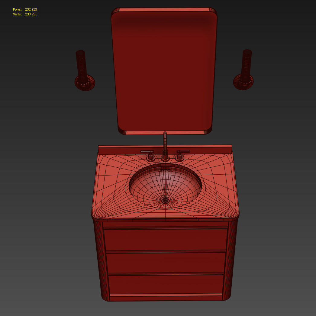 MARTENS SINGLE VANITY 3D model_9