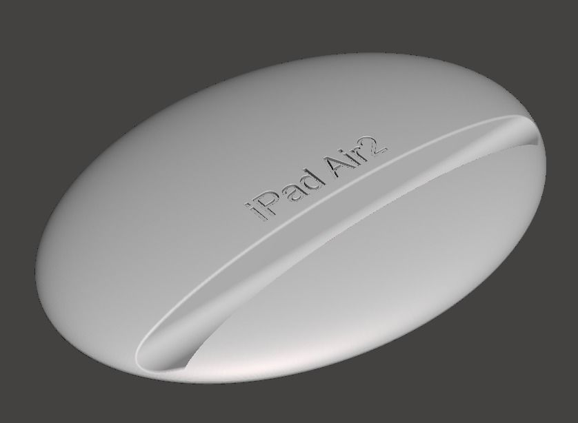 iPad Air2 stand Ufo 3D print model_0
