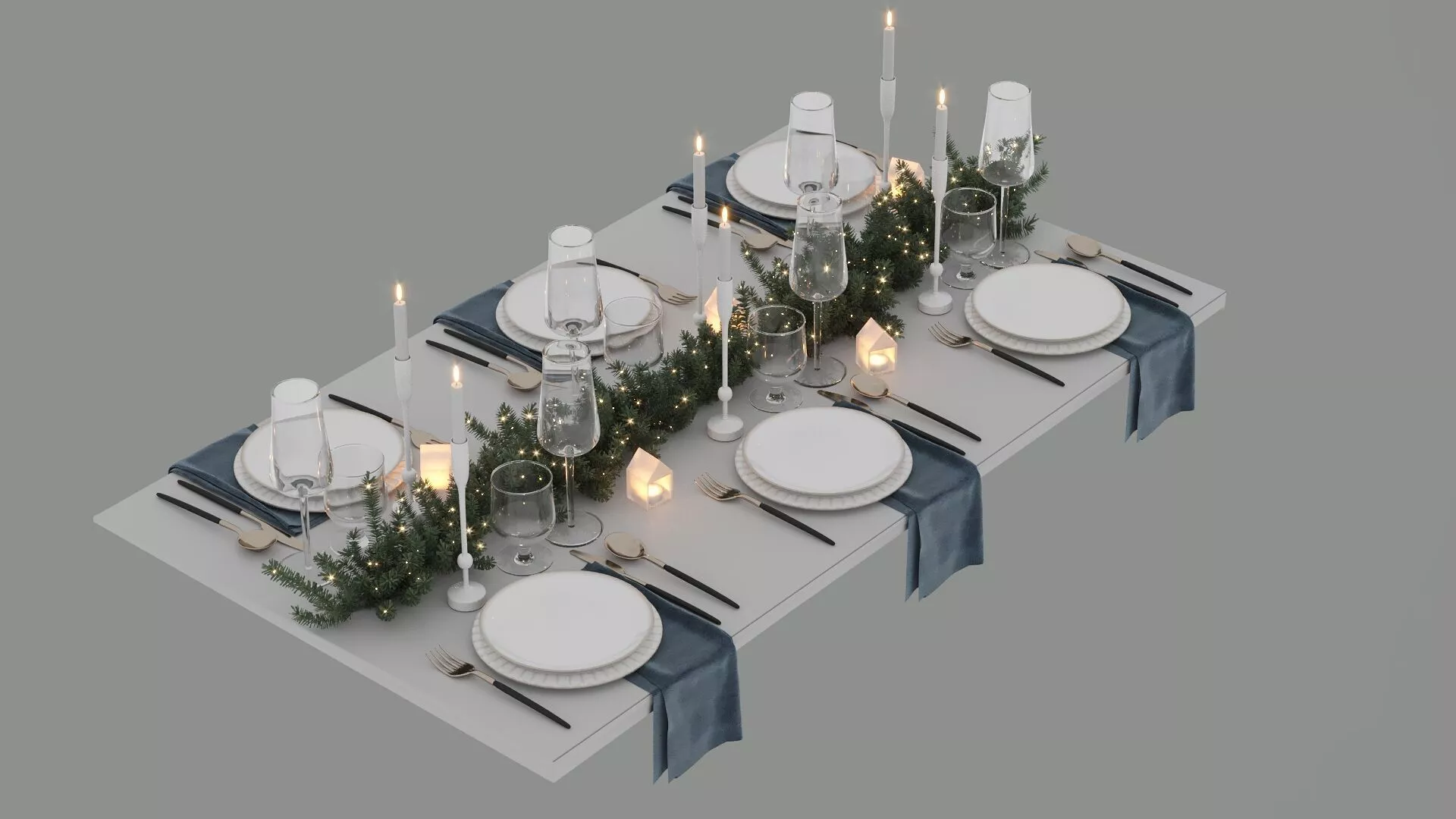New Year Table 3D model