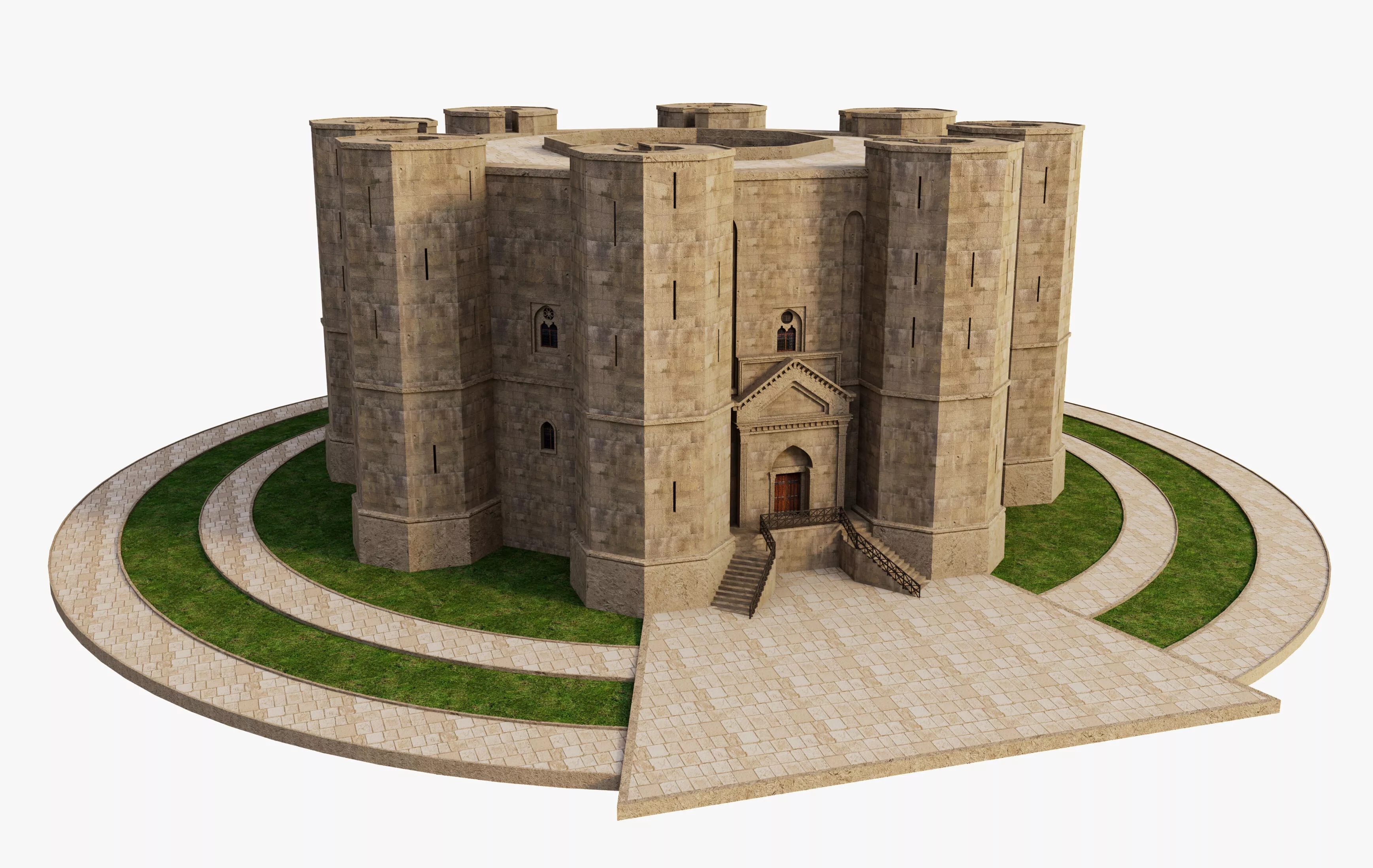 Castel del Monte 3D model
