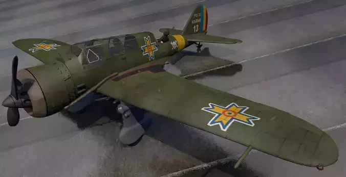 PZL P-23 Karas 3D model