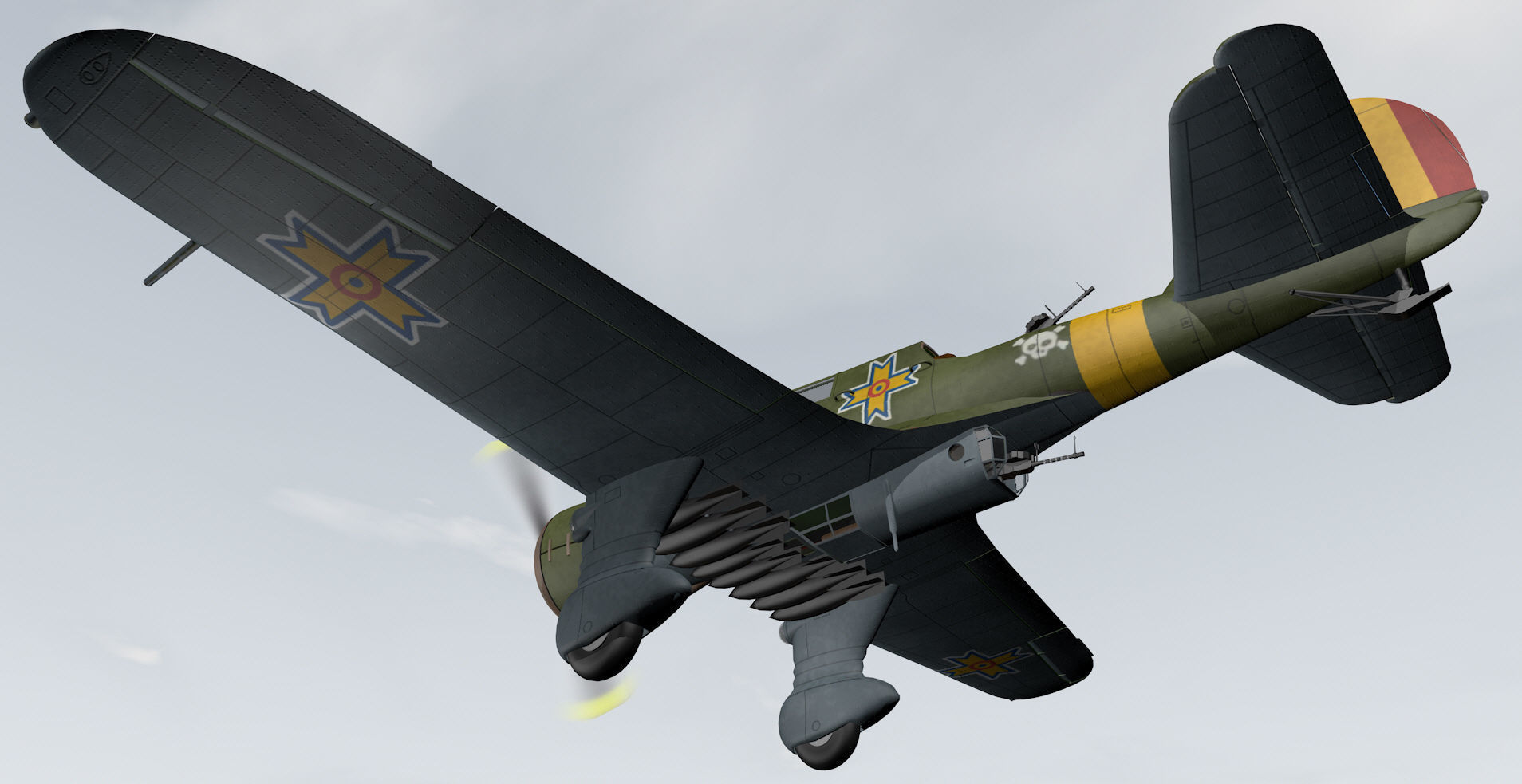 PZL P-23 Karas 3D model_4