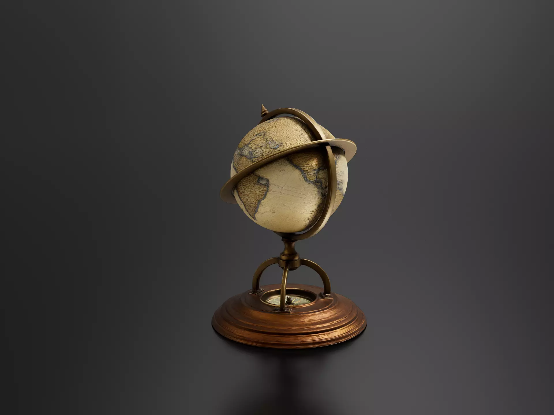 globe 3D print model