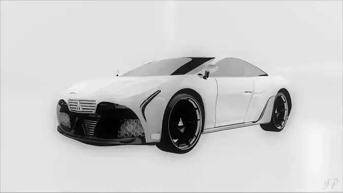 Javi automotive concept Free 3D model