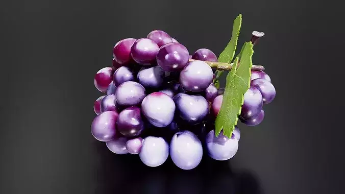grape 01 3D print model 3