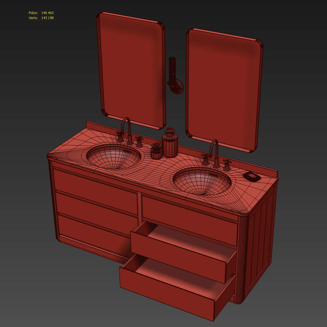 MARTENS DOUBLE VANITY 3D model_9