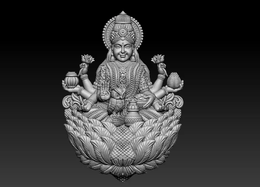 Laxmi Mata 3D print model 3D print model