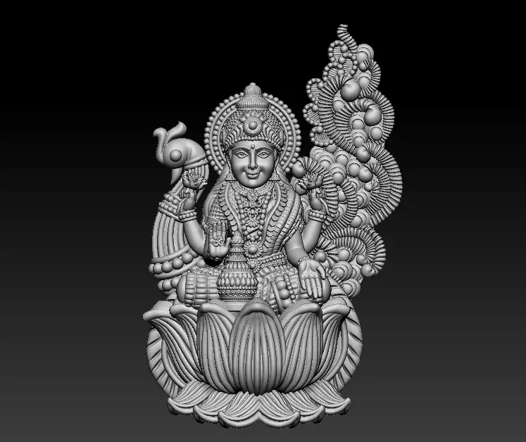 Laxmi Mata 3D print model 3D print model