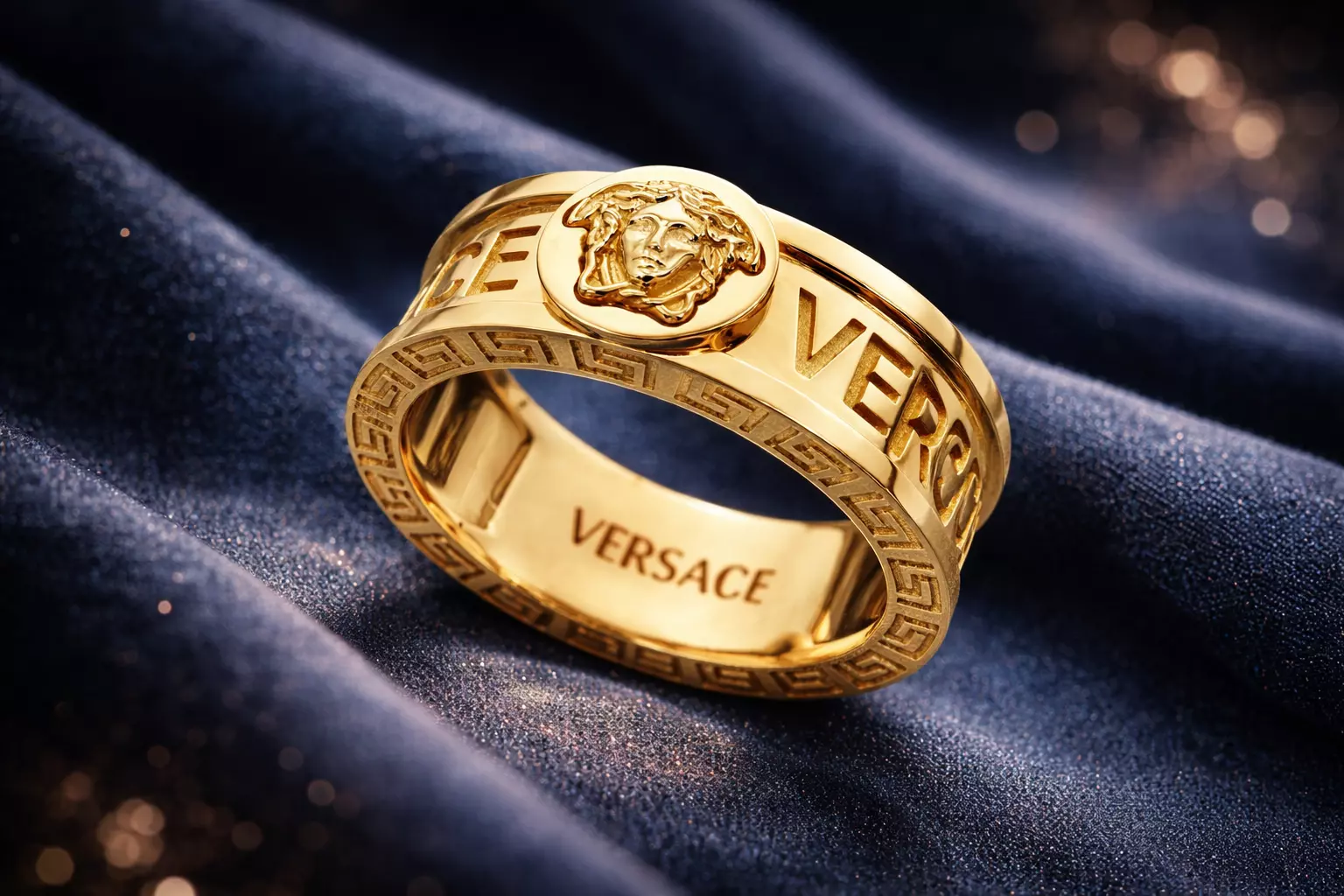 Elegant Ring Luxury Brand Jewelry Gold 3D print model