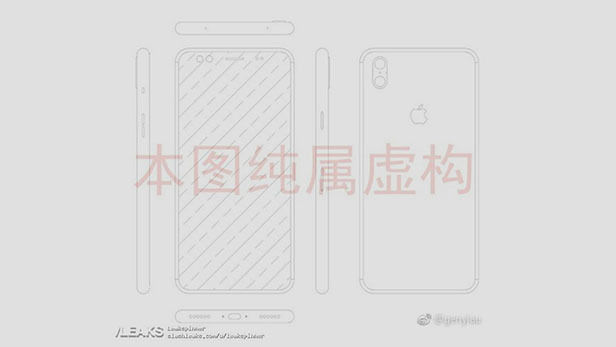 Apple iPhone 8 Leaked Model Low-poly 3D model_11