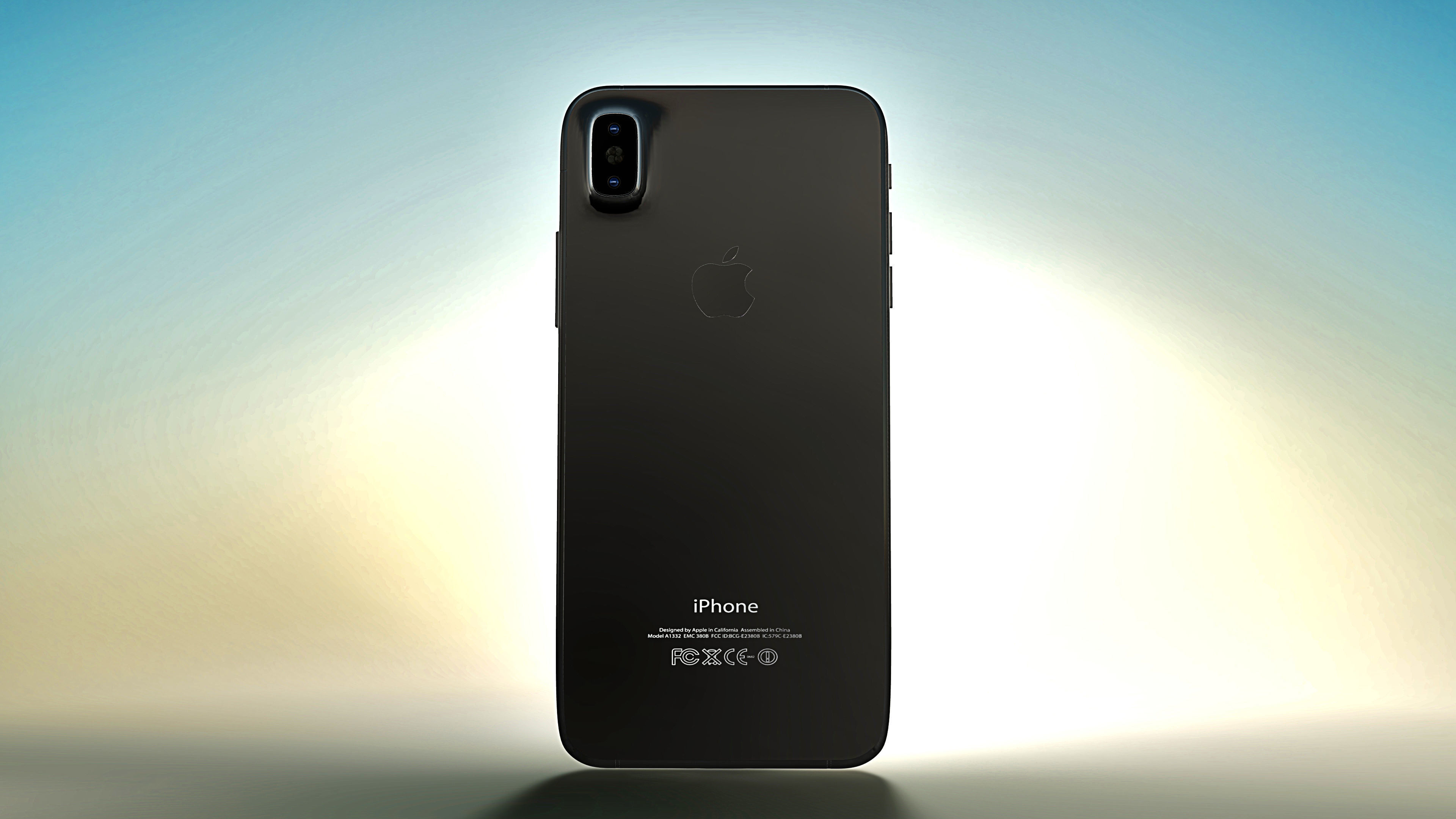 Apple iPhone 8 Leaked Model Low-poly 3D model_2