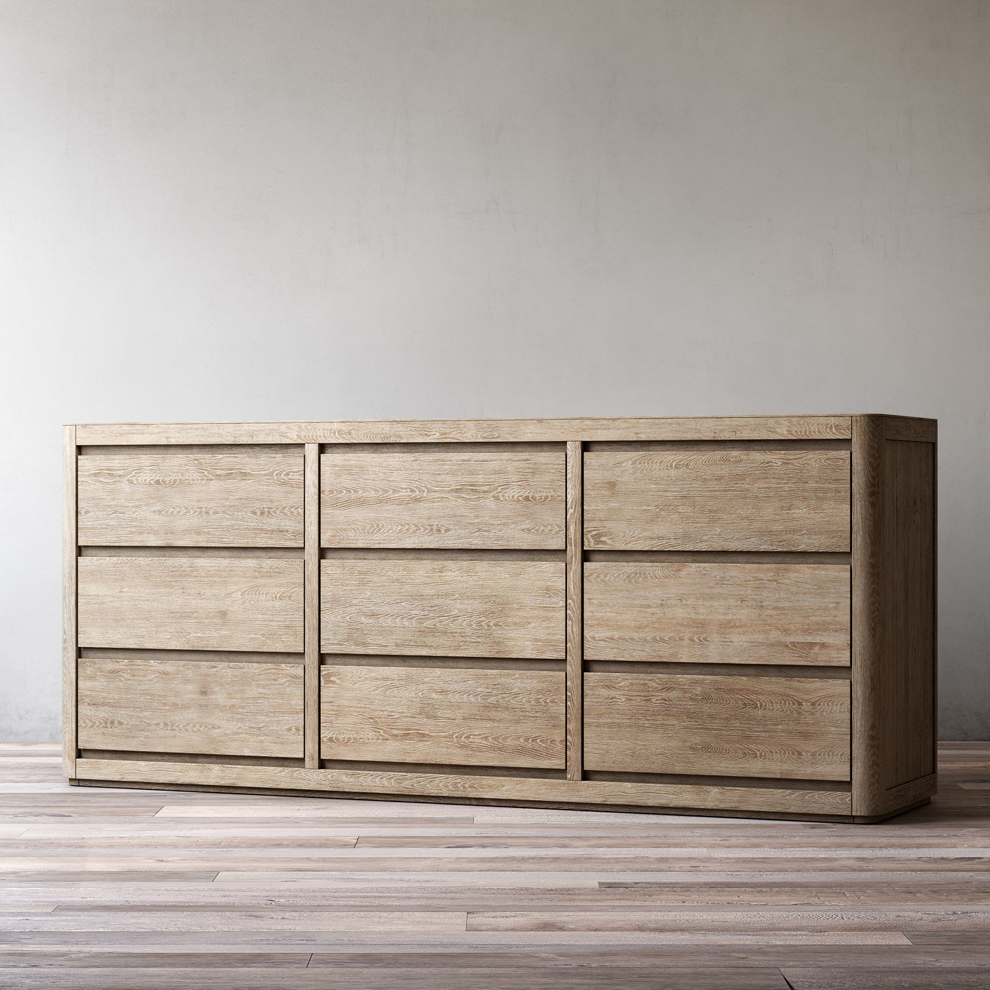 RH MARTENS 9-DRAWER DRESSER 3D model_2
