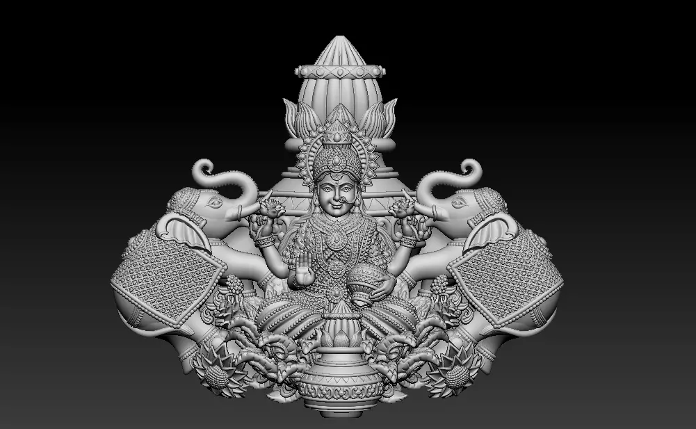 Laxmi Mata 3D print model 3D print model