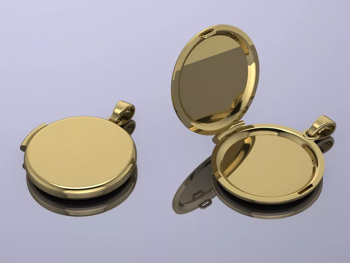 Pendant Luxury Jewelry Gold Free 3D print model