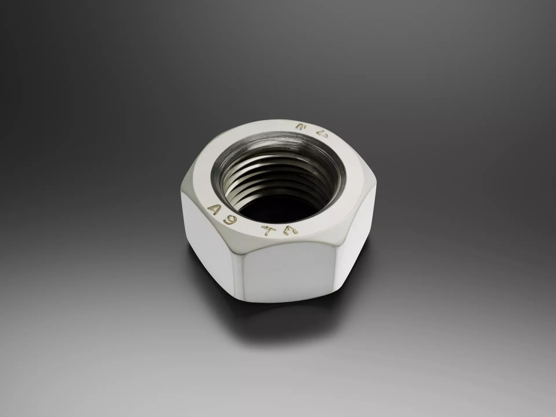 hex head nut 1 3D print model
