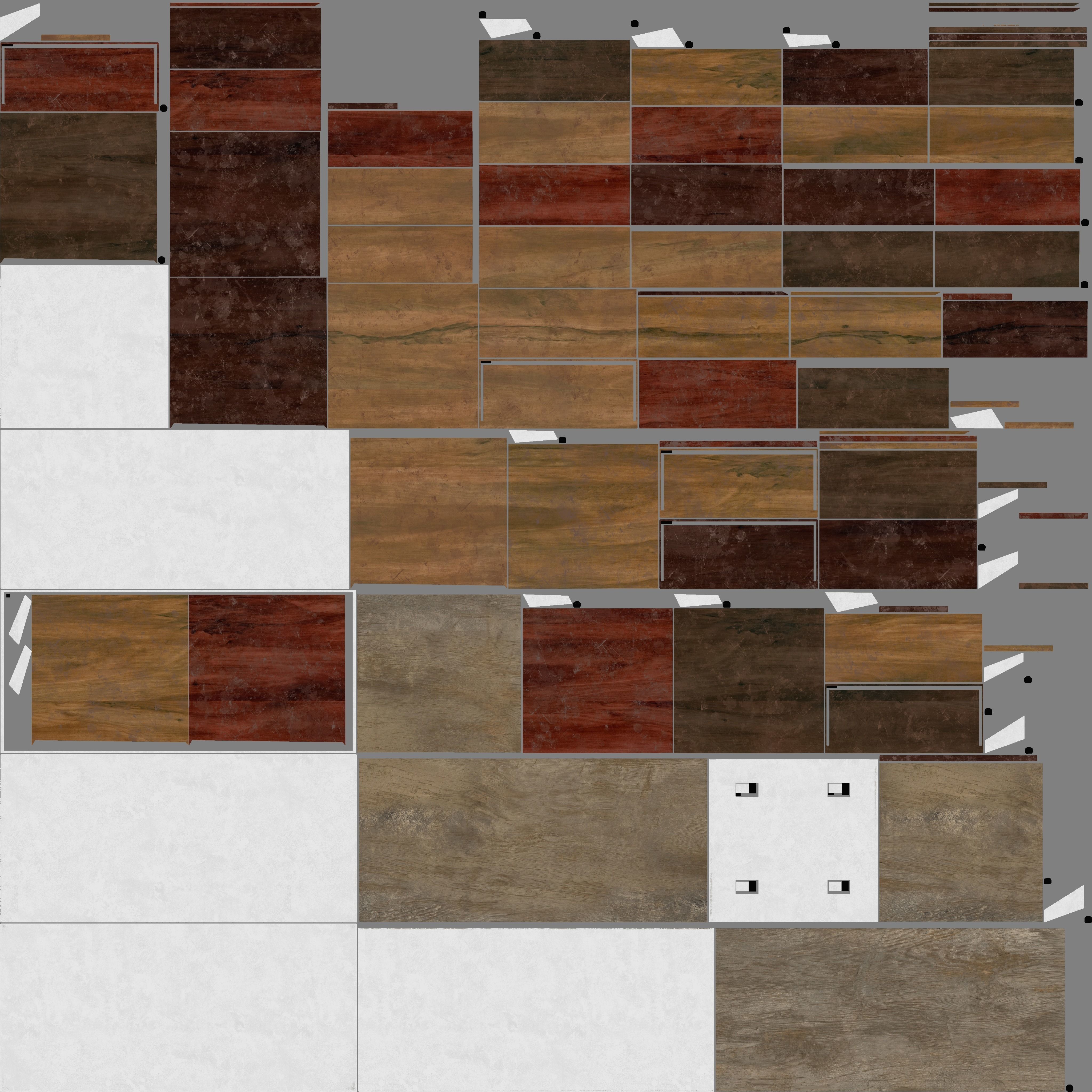 Upcycled Commode Cabinet Low-poly 3D model_4