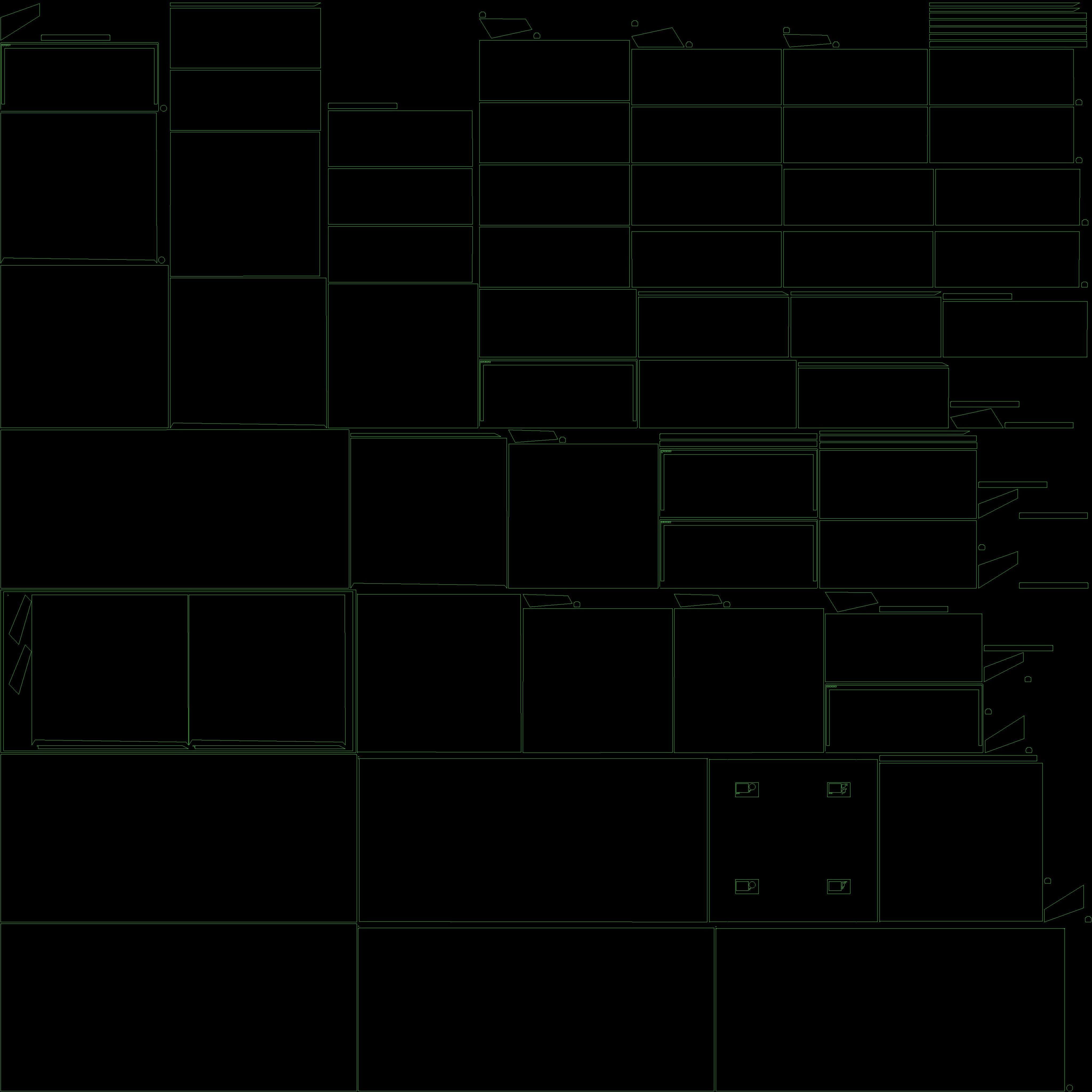 Upcycled Commode Cabinet Low-poly 3D model_11