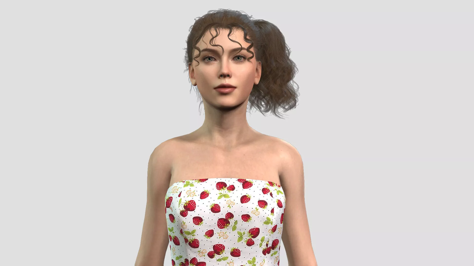 Glamorous Female Character 3D model