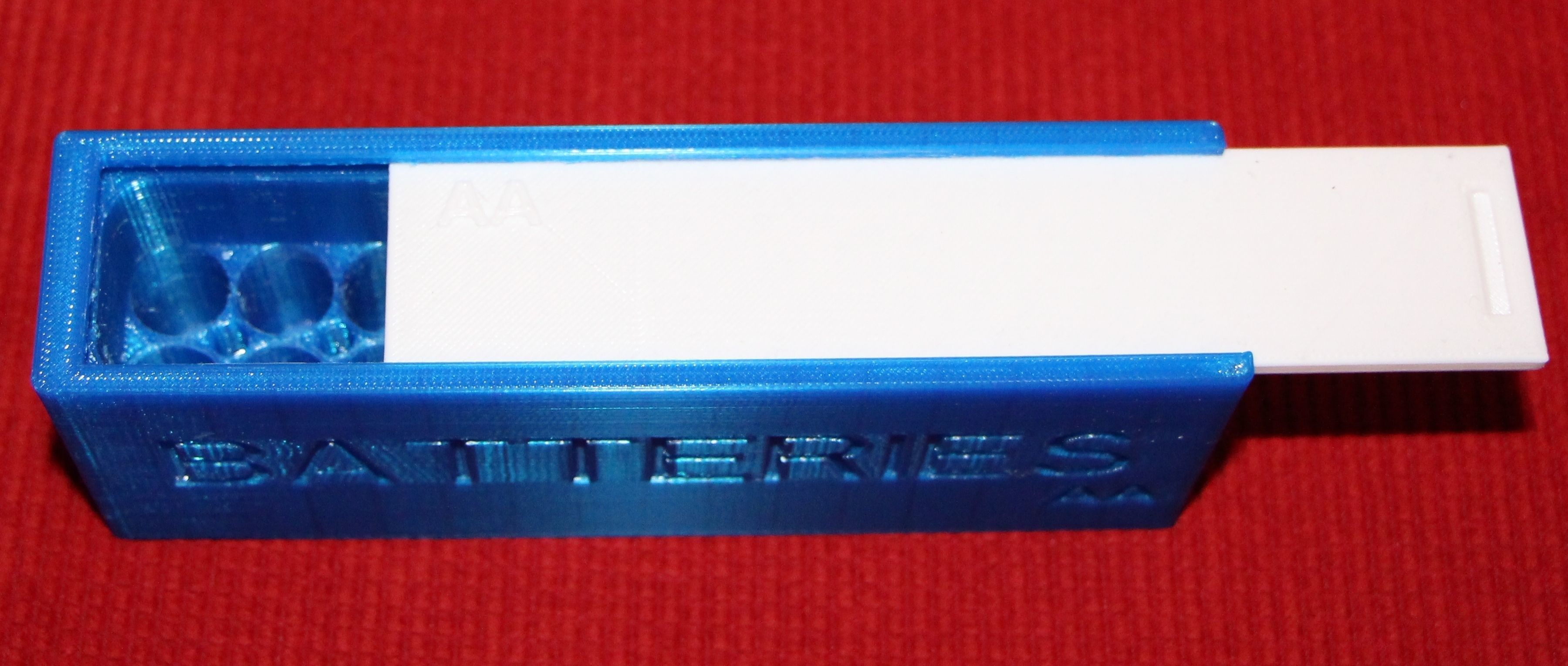 AA Battery Box 3D model 3D printable CGTrader