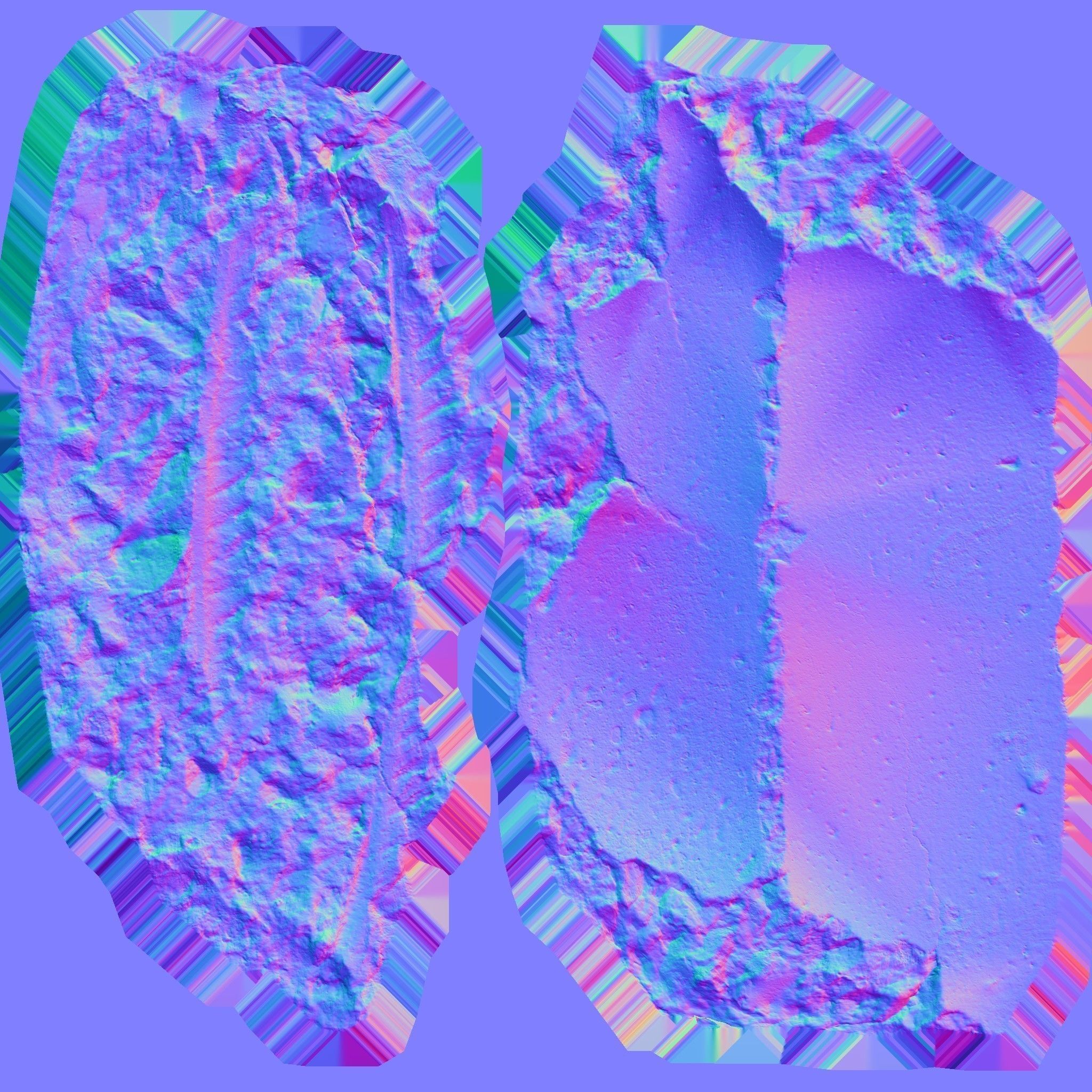 Small Concrete Debris Pack Low-poly 3D model_12