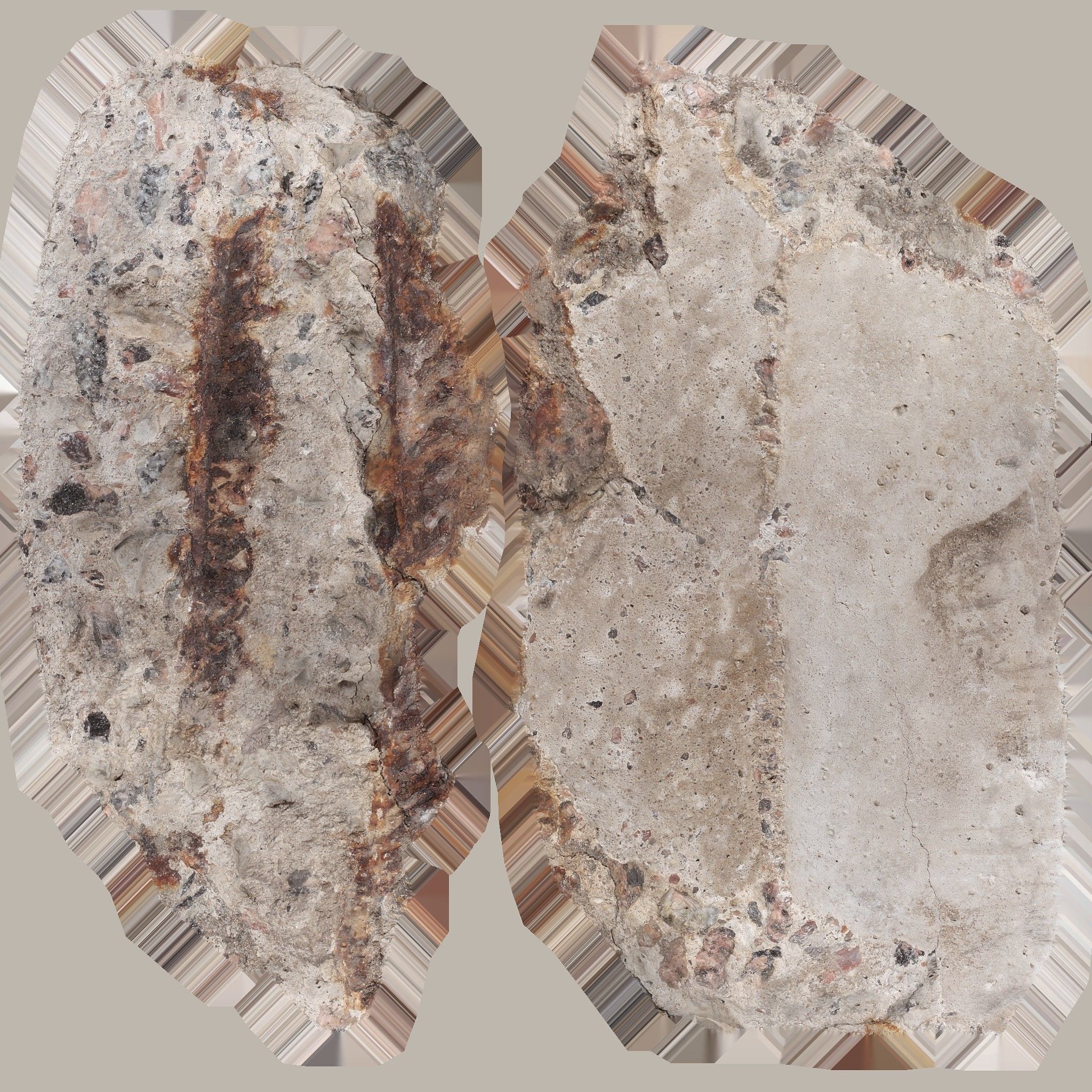 Small Concrete Debris Pack Low-poly 3D model_11