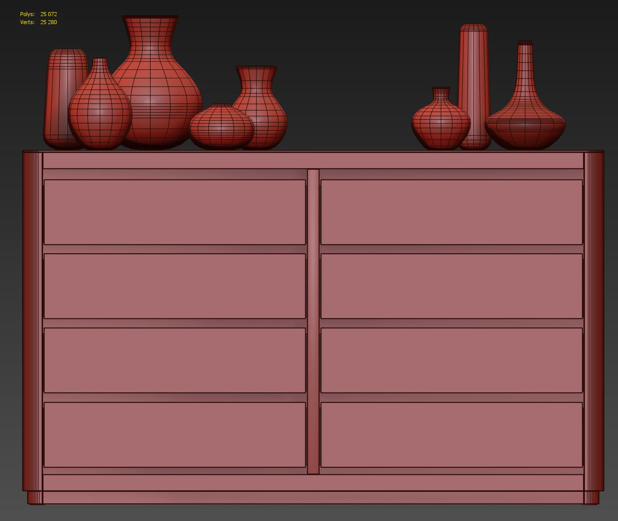 MARTENS 8-DRAWER LARGE DRESSER 3D model_3