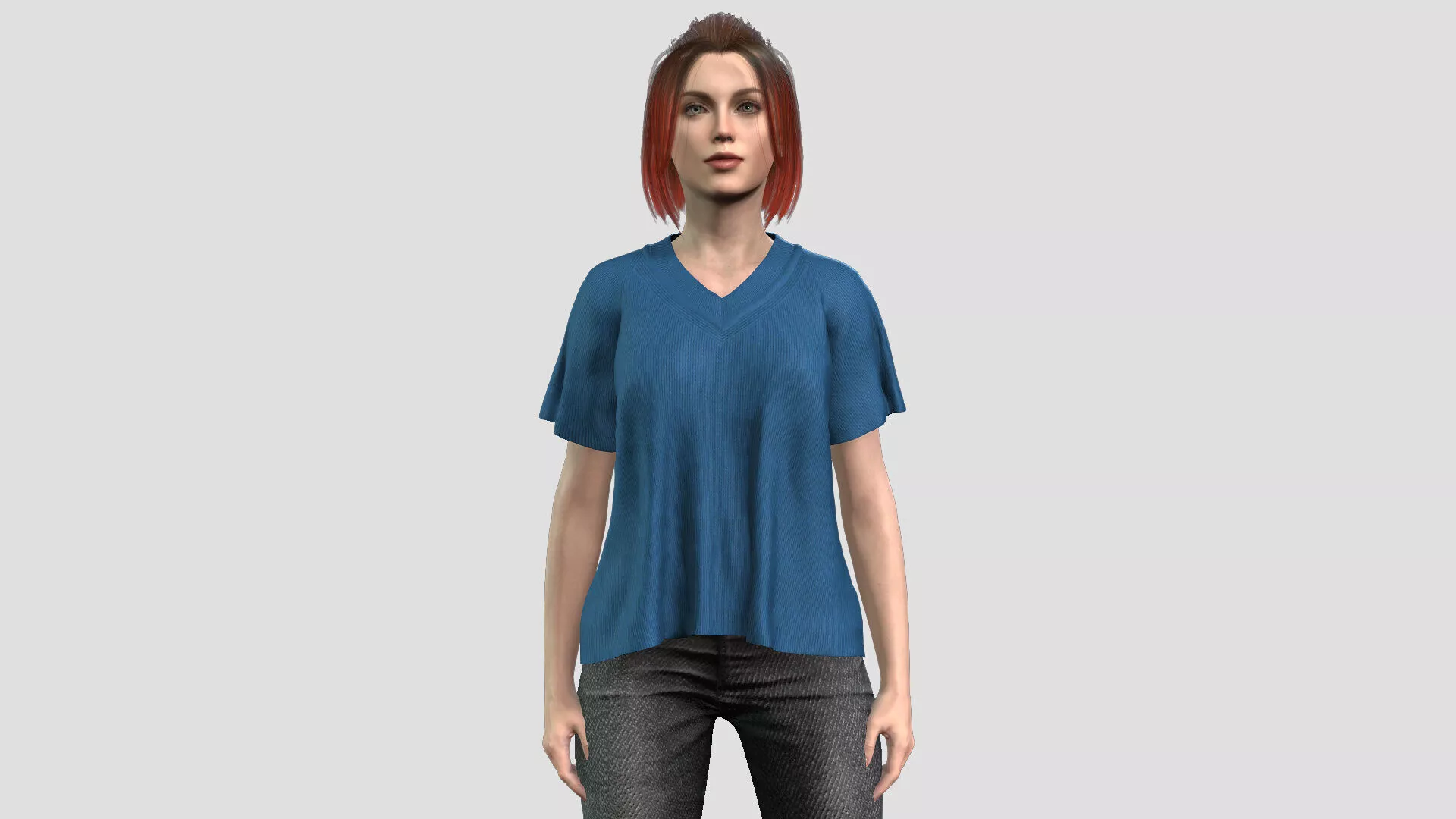 Female Character for Animation 3D model