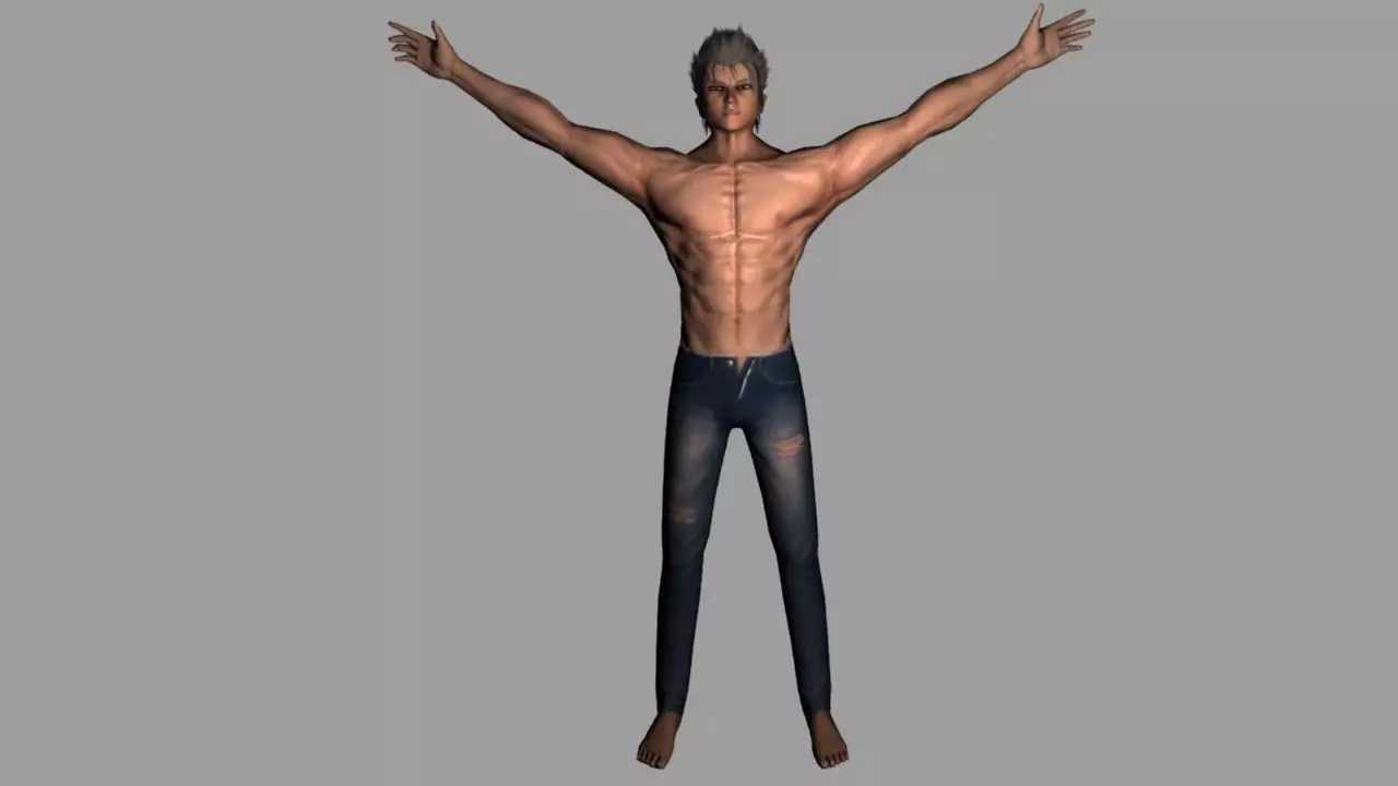 Cool Guy 3d model Low-poly 3D model