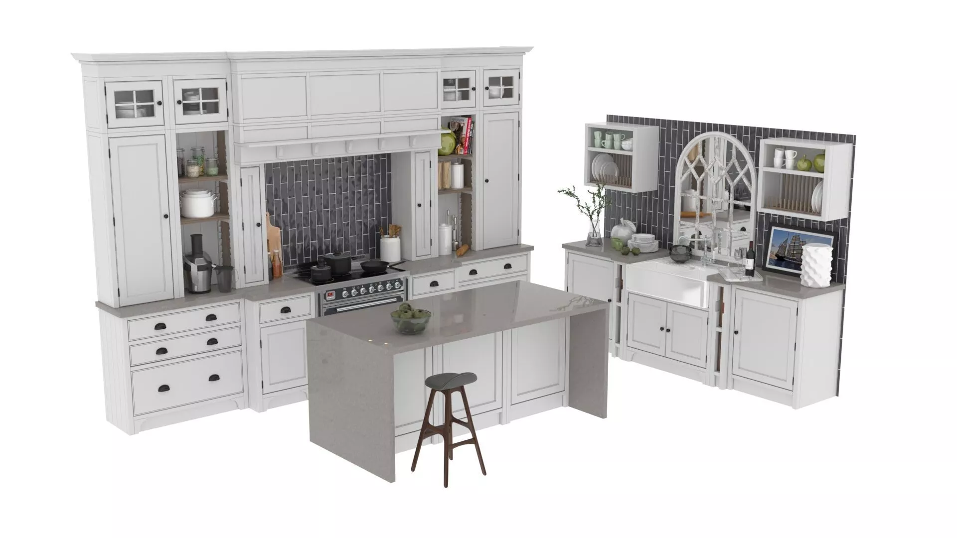 Dantone Kitchen First 3D model