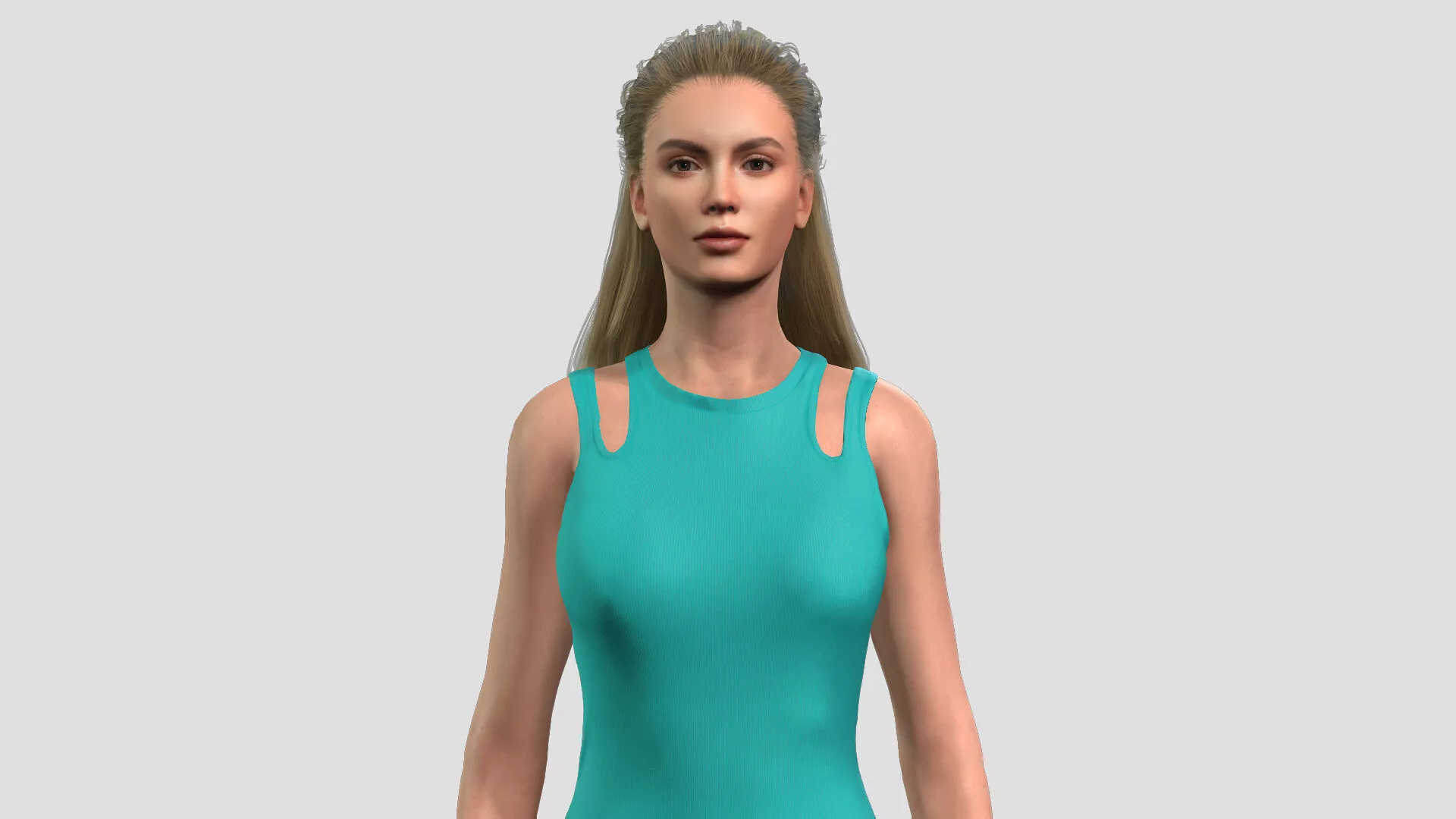 Premium Beautiful Female 3D Model 3D model
