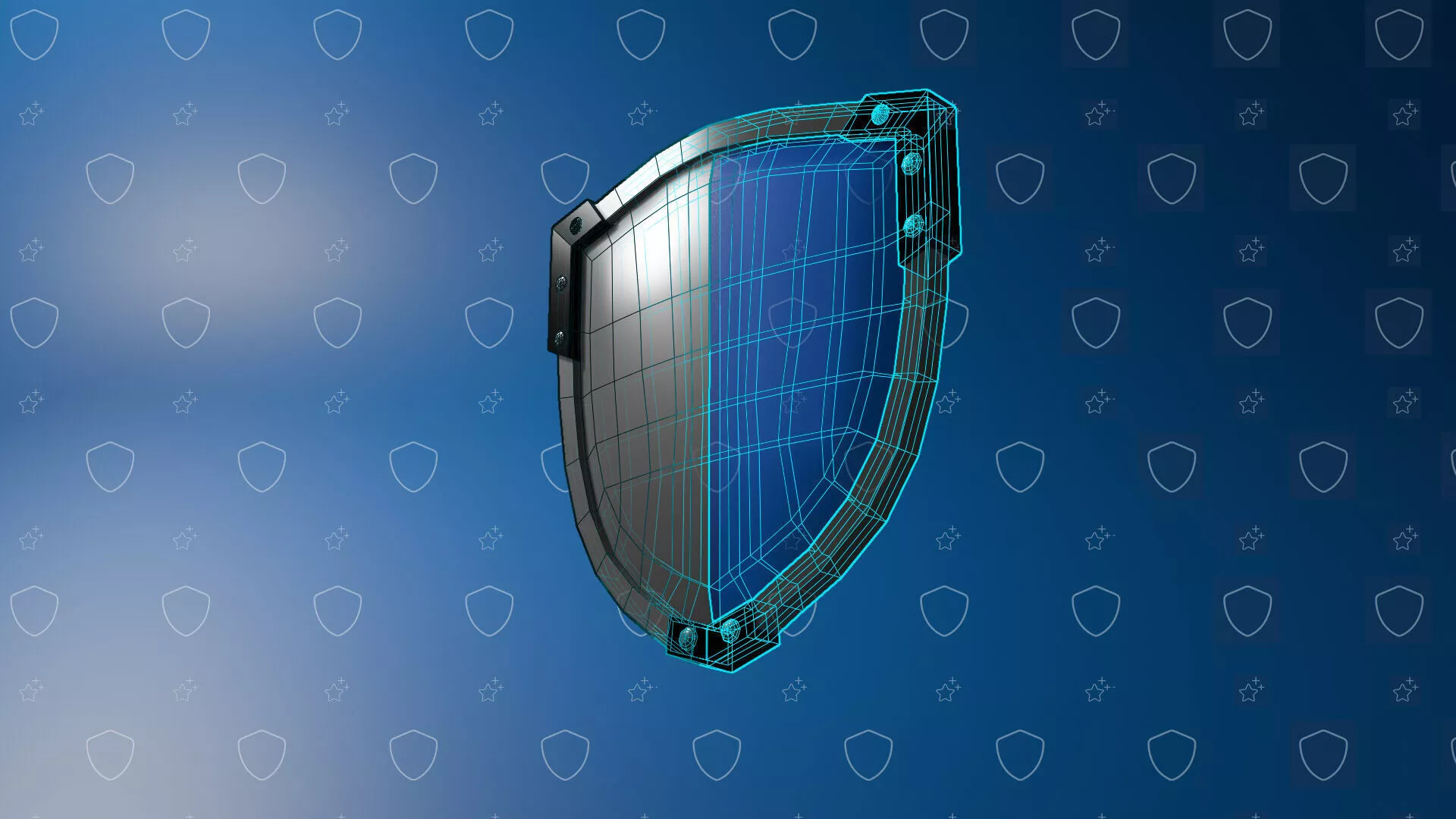 Shield Low-poly 3D model Low-poly 3D model