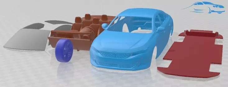 Peugeot 508 GT 2019 Printable Car 3D print model