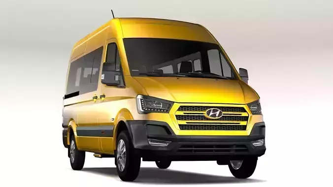 Hyundai H350 Minibus SWB 2017 3D model