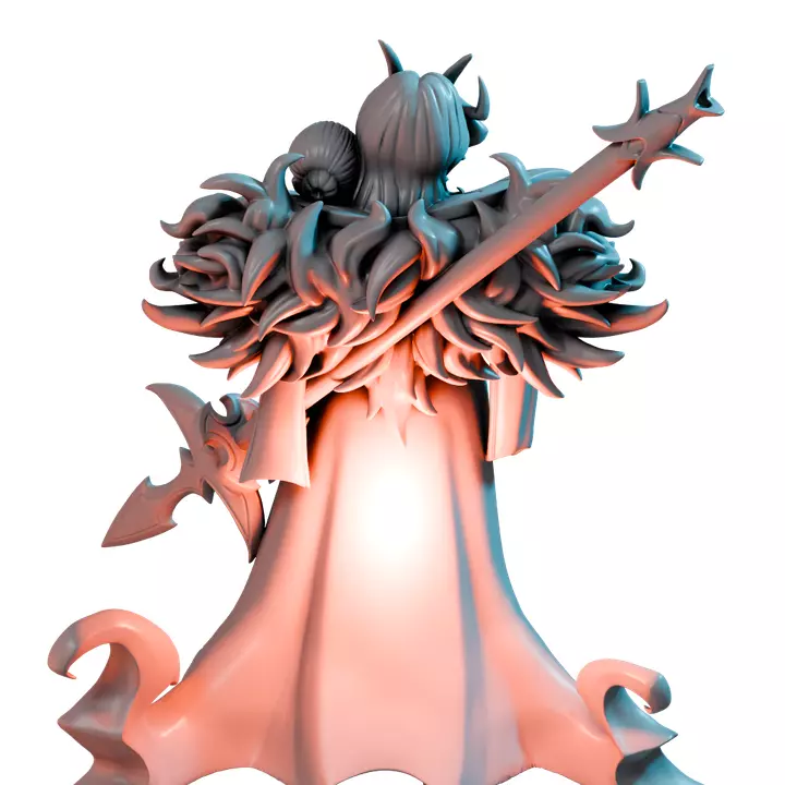 Oni Sorceress VI - Detailed Tabletop Figurine 3D print model