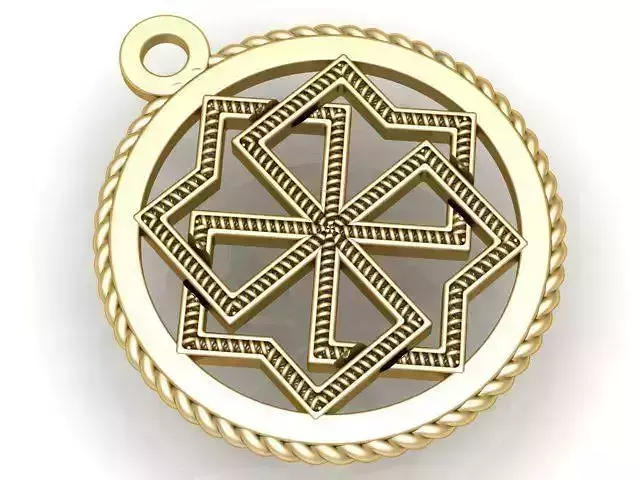 Pendant celtic cross gold