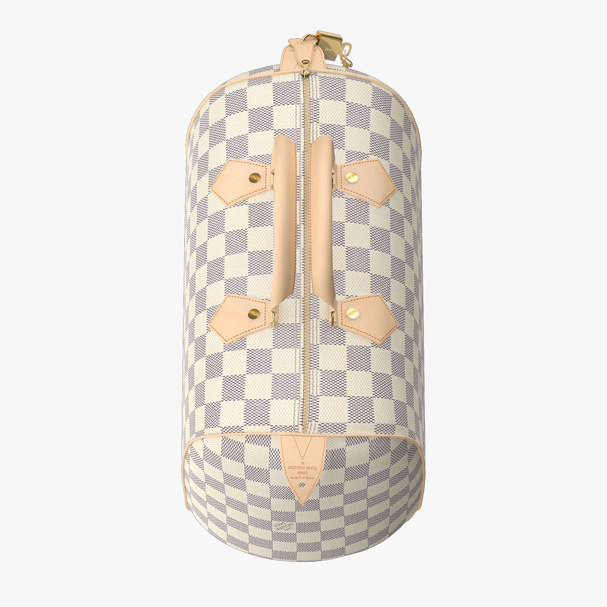 Louis Vuitton Speedy Bag Checker 3D model_5