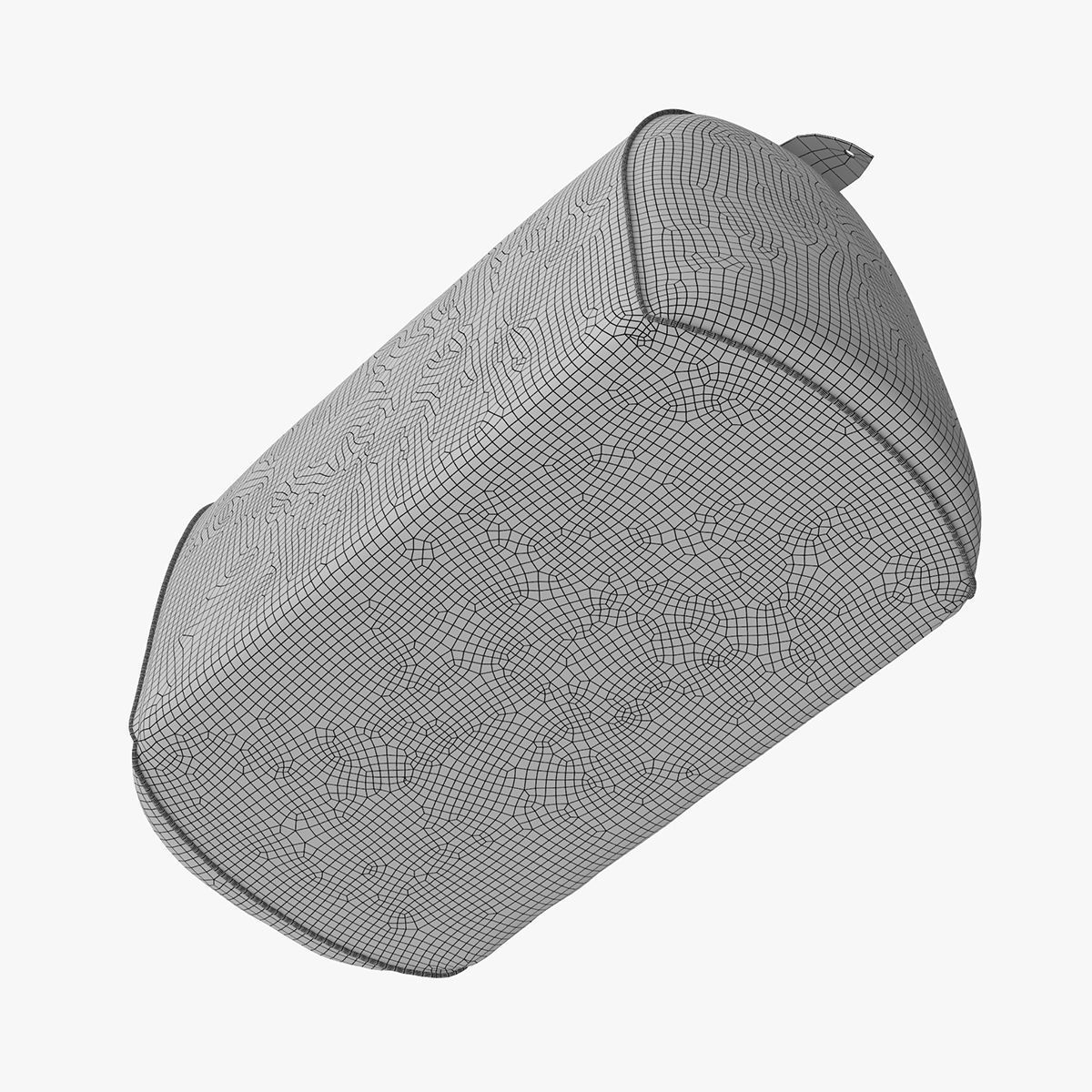Louis Vuitton Speedy Bag Checker 3D model_17