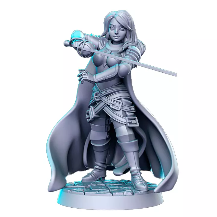 Katalina V - Board Game Miniature STL 3D print model