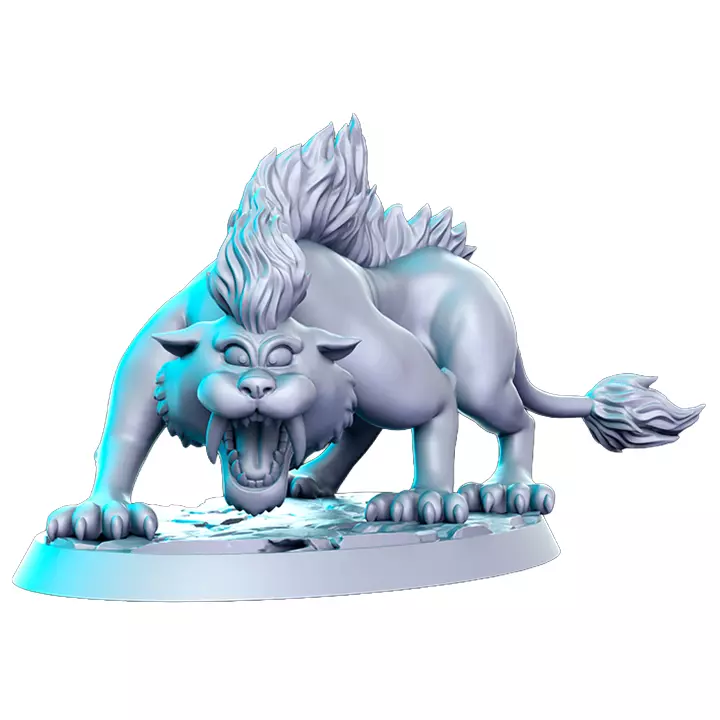 Great Sabrecat VI - Collectible Hero Figurine 3D print model